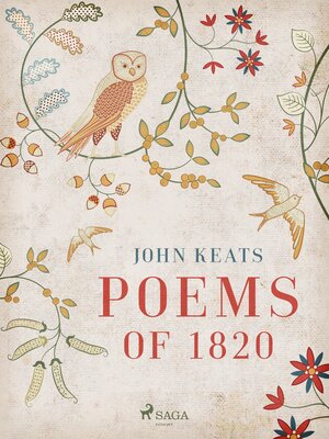 cover image of Poems of 1820